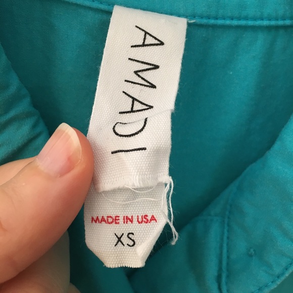 anthropologie AMADI puff sleeve tiered market dress - Picture 6 of 12